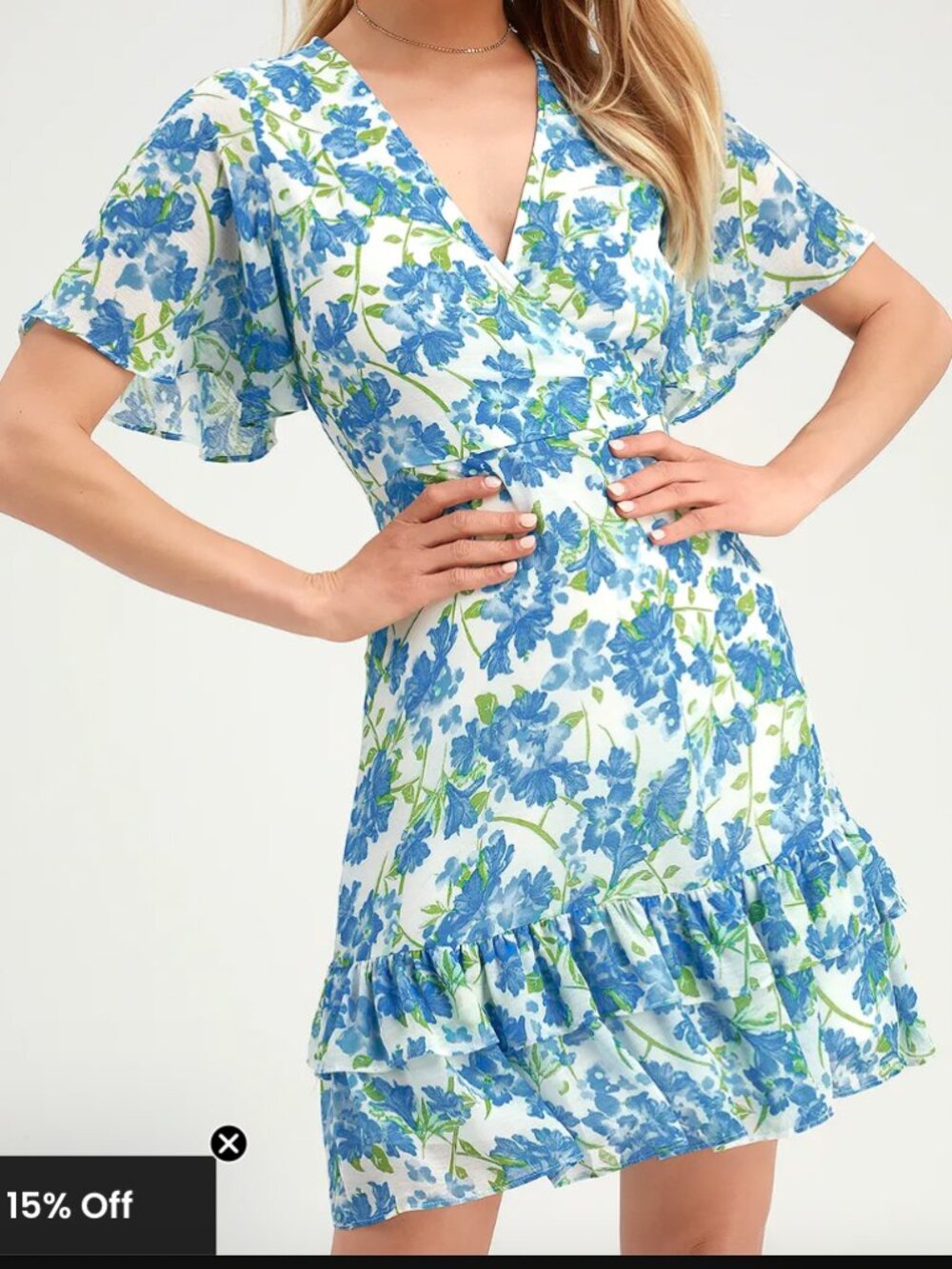 Lulu's Floral Mini Dress